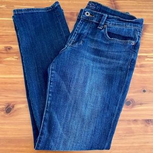 Lucky Brand Mid Rise Sweet Straight Jean (Ankle)
